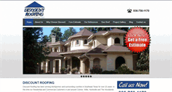 Desktop Screenshot of discount-roofing.com